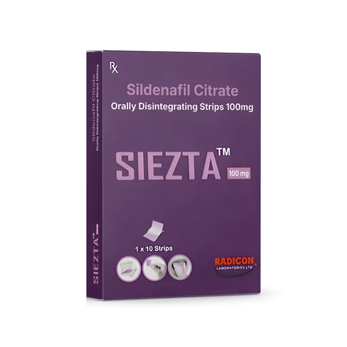 Siezta 100 Mg Oral Strips